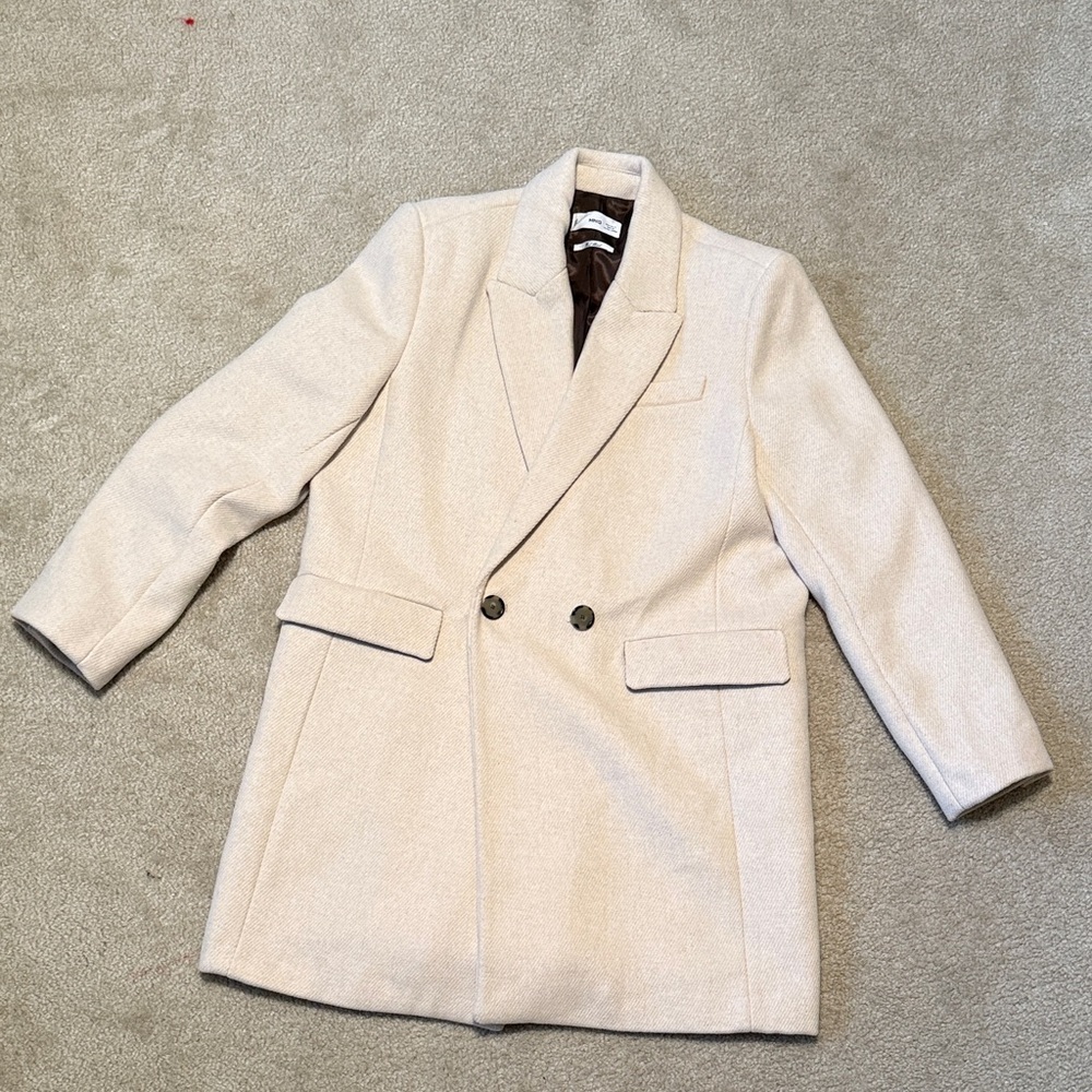 Mango Wool Blend Coat